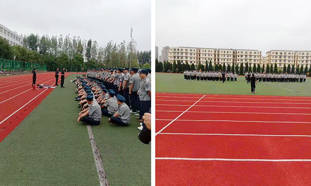 桐城市東城保安服務(wù)有限公司開展2020年8月校園安保人員業(yè)務(wù)技能考核培訓(xùn)